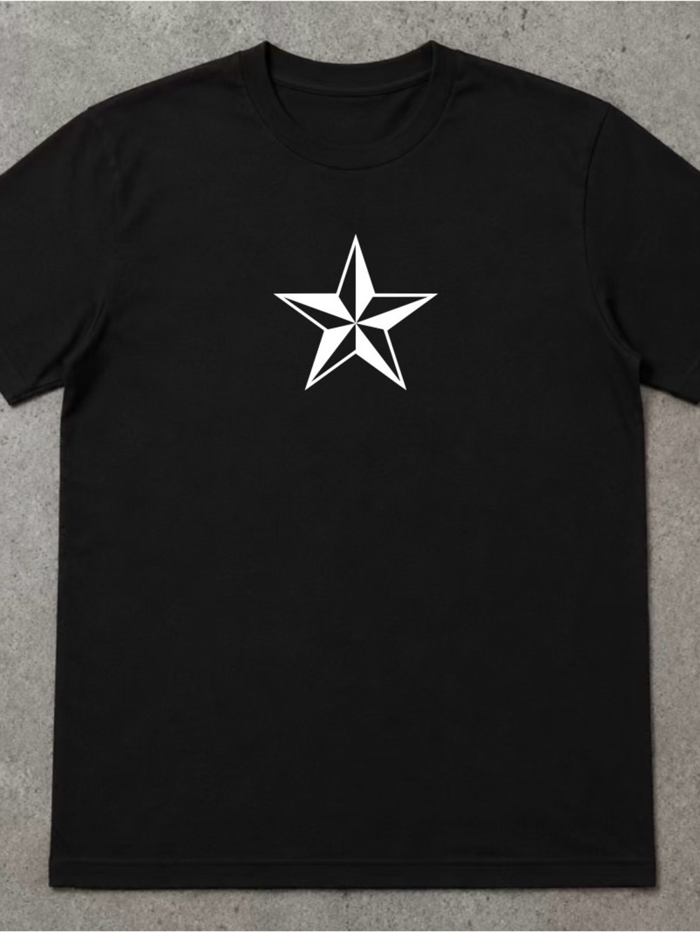 Black Star Graphic Men's T-Shirt